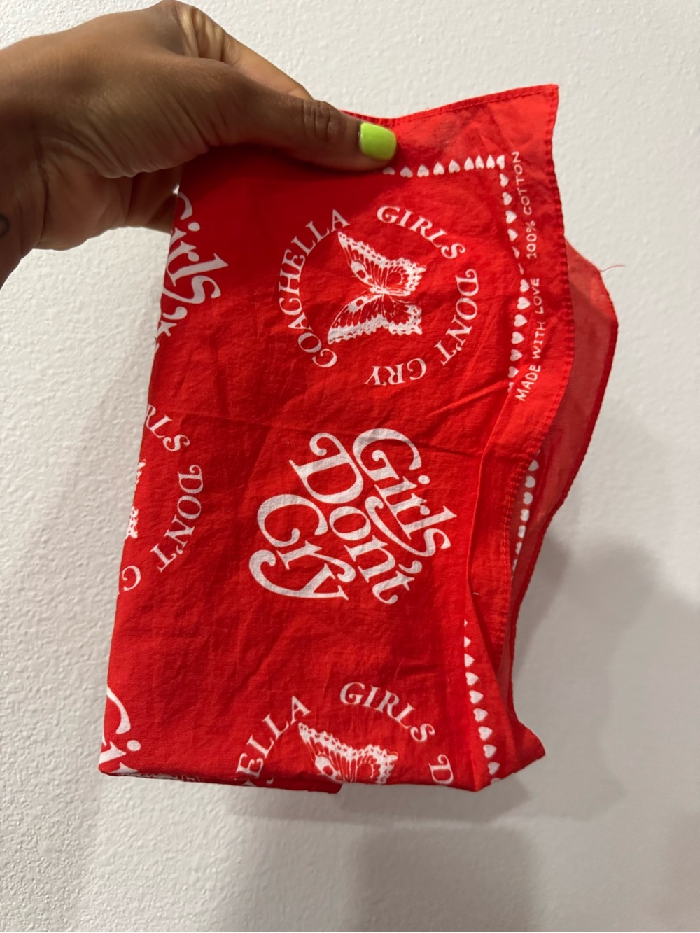 WNKD2 VERDY CAPSULE x COACHELLA girls dont cry bandana